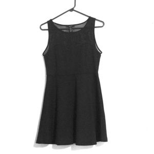 LBD with an illusion sweetheart neckline